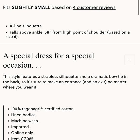 J.Crew Strapless bow-back maxi dress - Picture 3 of 6